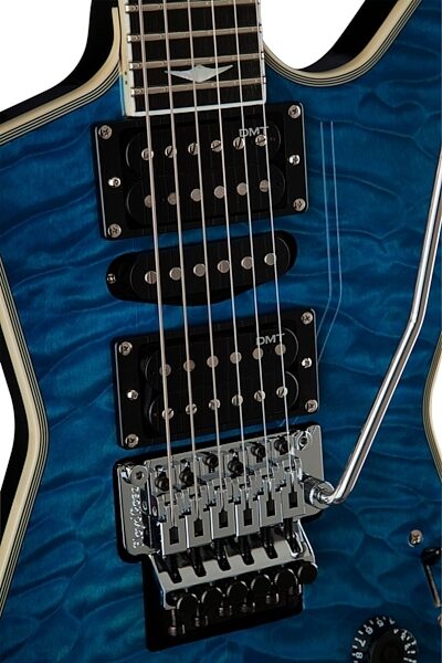 Dean Custom Run No. 8 ML Switchblade Electric Guitar, Transparent - Pickups