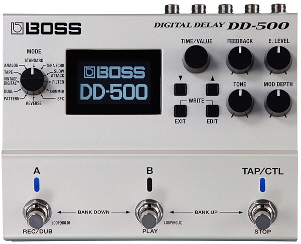 Boss DD-500 Digital Delay Pedal, New, Main