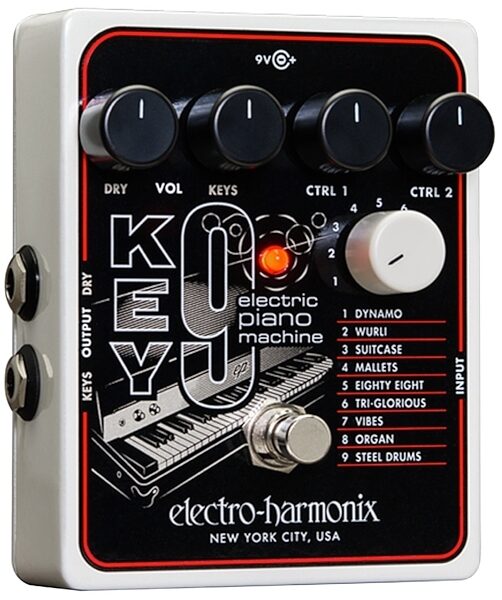 Electro-Harmonix Key 9 Electric Piano Machine Pedal, New, Main
