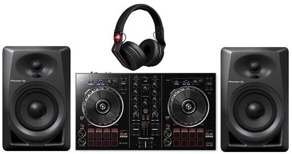 Pioneer DJ Starter Pack: DDJ-RB Rekordbox Controller, Speakers & Headphones, Main