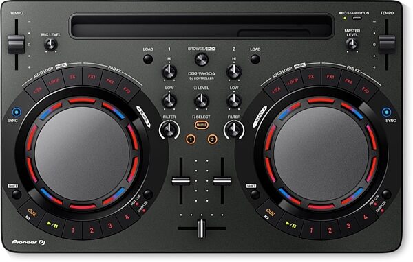 Pioneer DDJ-WeGO4 Compact DJ Controller, Black