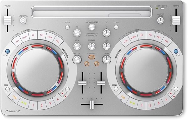 Pioneer DDJ-WeGO4 Compact DJ Controller, White