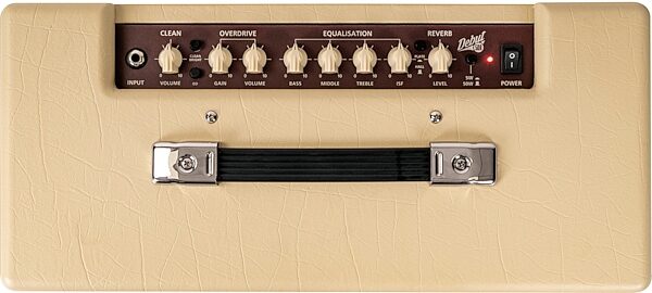 Blackstar DEBUT 50R Guitar Combo Amplifier (50 Watts, 1x12"), Cream, Blemished, Action Position Back