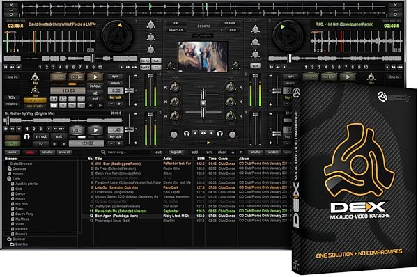 Visiosonic PCDJ DEX Pro DJ Software (Mac and Windows), Main