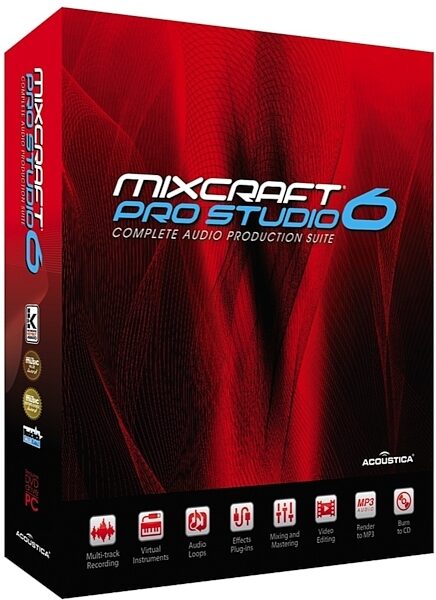 Acoustica Mixcraft Pro Studio 6 Audio Production Suite, Main