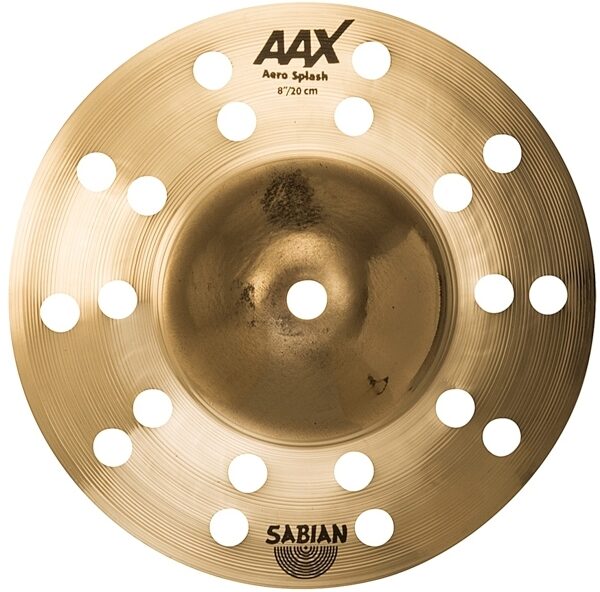 Sabian AAX Aero Splash Cymbal, Brilliant Finish, 8 inch, 8 Inch