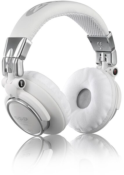 Zomo HD-1200 DJ Headphones, White and Chrome