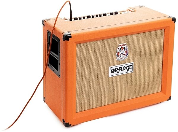 Orange CR120C Crush Guitar Combo Amplifier (2x12"), Angle - With Optional Cable