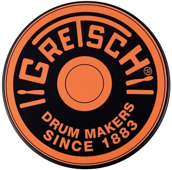 Gretsch Round Badge Logo Practice Pad, Orange