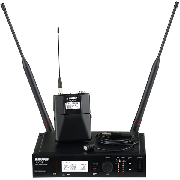 Shure ULXD14/83 Digital Wireless Lavalier Microphone System, Main