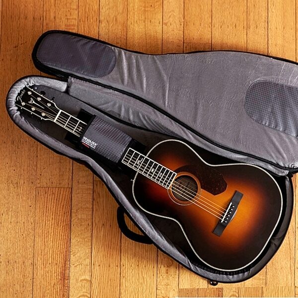 Mono M80 Acoustic Parlor Guitar Case, Black, View 1