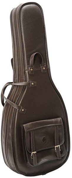 Levy's LM20 Leather Acoustic Guitar Gig Bag, Dark Brown