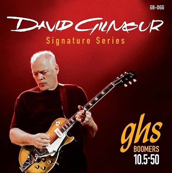 GHS GBDG David Gilmour Signature Electric Guitar Strings, Red