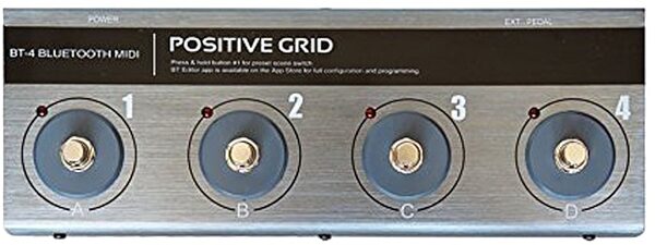 Positive Grid BT4 4-Button Bluetooth Footswitch, Main