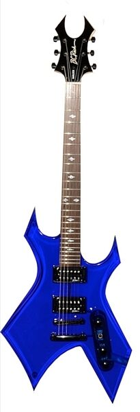BC Rich Exclusive Acrylic Warlock Electric Guitar, Blue Acrylic