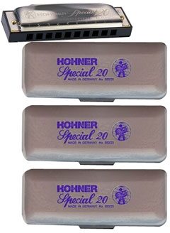 Hohner 560 Special 20 Pro Pack Harmonica Set, Keys of G, A, and C, Main