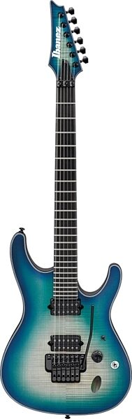 Ibanez SIX6DFM Iron Label Electric Guitar, Blue Space Burst
