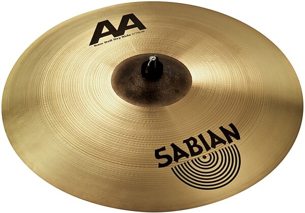 Sabian AA Raw Bell Dry Ride Cymbal, 21 Inch