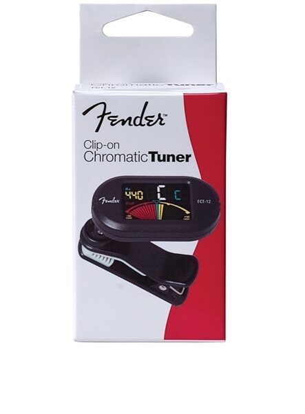 Fender FCT-012 Color Clip-On Tuner, Package
