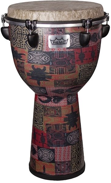 Remo Apex Djembe Drum, Red