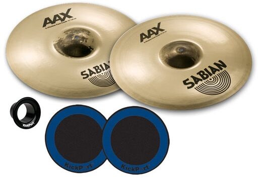 Sabian AAX X-Plosion Fast Crash Cymbal Package, KickPort Pack