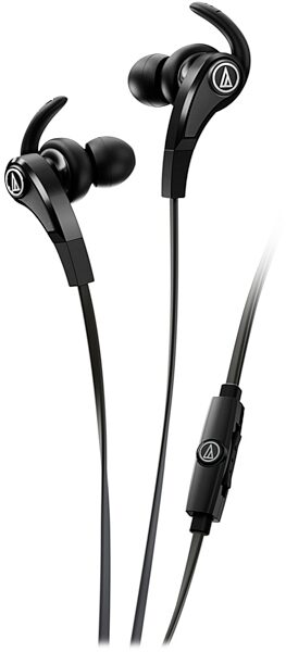 Audio-Technica ATH-CKX9iS SonicFuel In-Ear Headphones, Black