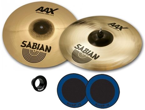 Sabian AAX X-Plosion Crash Cymbal Package, KickPort Insert Pack
