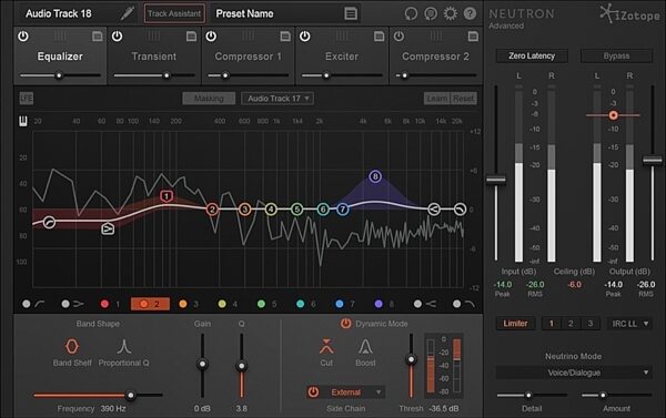 iZotope Music Production Bundle 2 Software, NeutronAdvanced-EQ-Stereo