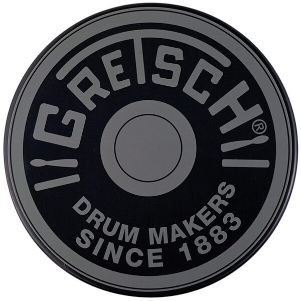 Gretsch Round Badge Logo Practice Pad, Gray