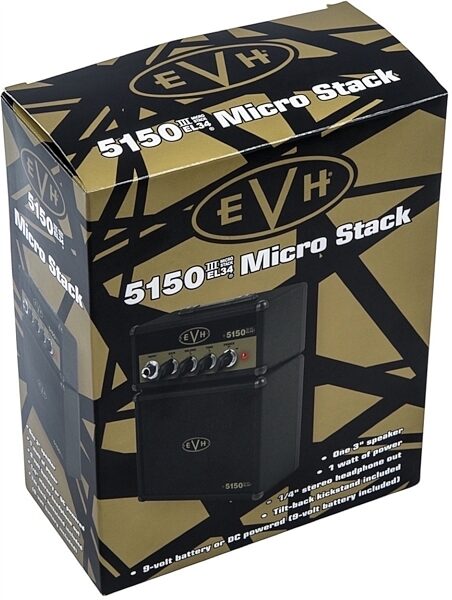 EVH Eddie Van Halen Micro Stack EL34 (1 Watt, 1x3"), New, ve