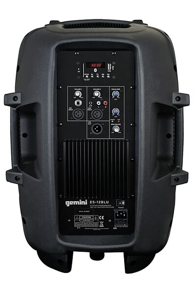 Gemini ES-12BLU Active Loudspeaker with Bluetooth, Rear