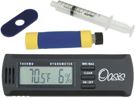 Oasis OH3 Humidifier and Hygrometer Combo Packs, OH3 Pack