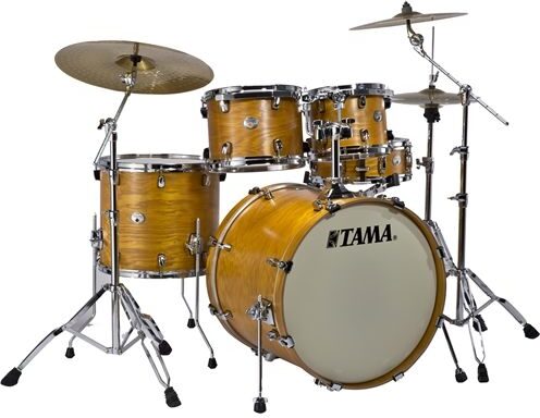Tama VT52KS Silverstar Acel Driver Drum Shell Kit, 5-Piece, Matte Tan Tamo