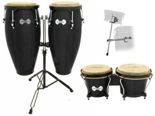 Toca Synergy Congas (with Stand), Tobacco with Stand