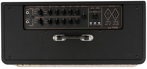Vox AV60 Analog Modeling Guitar Combo Amplifier, Top