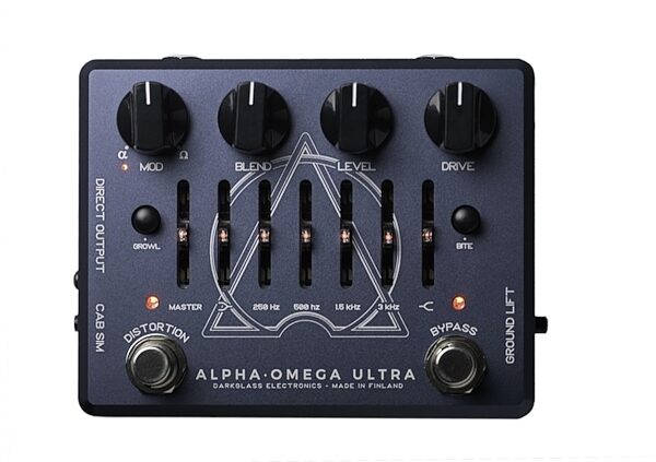 Darkglass Alpha Omega Ultra V2 Bass Overdrive Pedal, New, Main