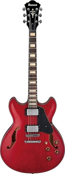 Ibanez ASV10A Semi-hollowbody Electric Guitar, Transparent Cherry