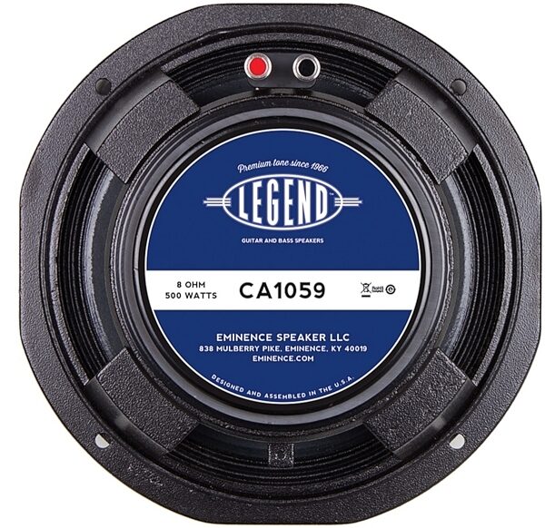 Eminence Legend CA1059 Replacement Bass Speaker (250 Watts), 10 inch, 8 Ohms, Main