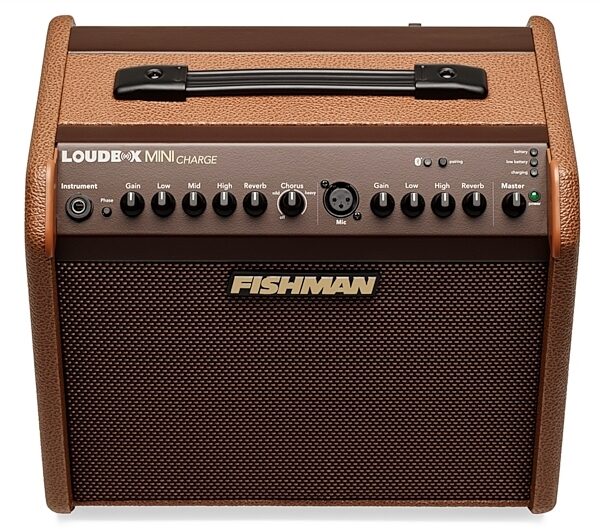 Fishman Loudbox Mini Charge Battery-Powered Acoustic Guitar Combo Amplifier with Bluetooth (60 Watts), Blemished, Main