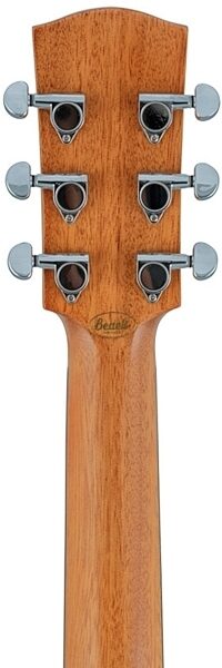 Bedell HGD-28-G Heritage Acoustic Guitar with Gig Bag, Headstock Back