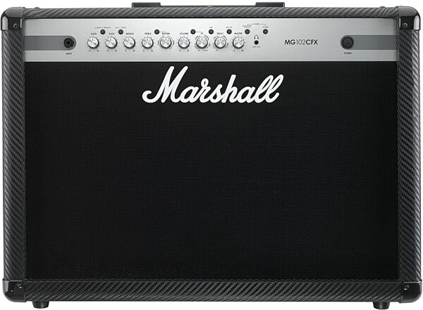 Marshall MG102CFX Carbon Fiber Guitar Combo Amplifier (100 Watts, 2x12"), Main