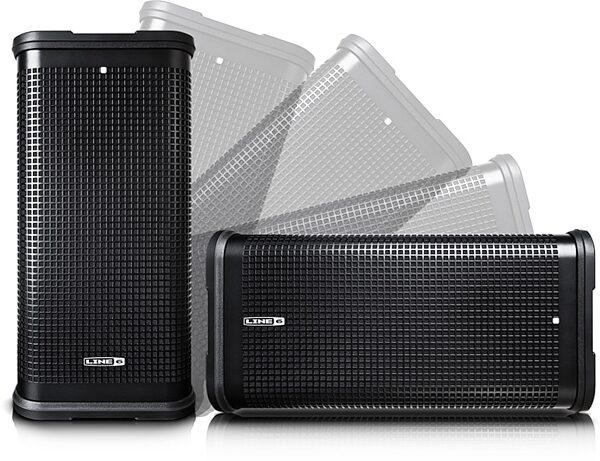 Line 6 StageSource L2m Powered PA Speaker (800 Watts, 1x10"), Position Sensor