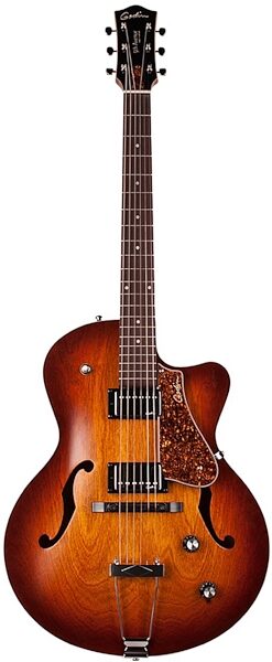 Godin 5th Avenue Kingpin II Archtop Hollowbody Electric Guitar (with Case), Main