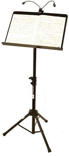 On-Stage LED202 Clip-On Dual LED Music Stand Light, In Use