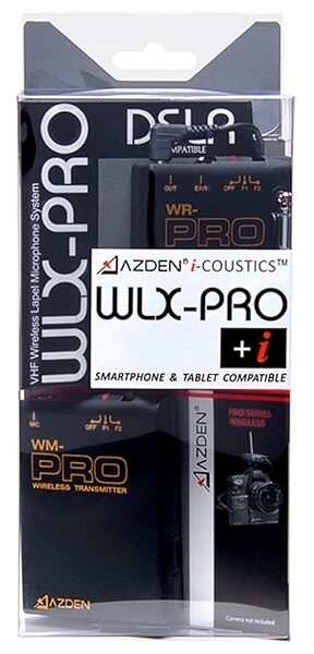 Azden WLX-PRO VHF Wireless Lavalier Microphone System, Package