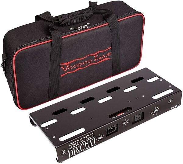Voodoo Lab Dingbat Small Pedalboard with Bag, With Pedal Power 2 Plus Power Supply, View 4