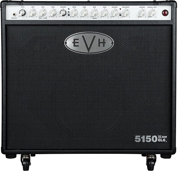 EVH Eddie Van Halen 5150III 6L6 Guitar Combo Amplifier (50 Watts, 1x12"), Black, Main