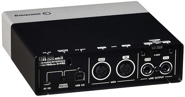 Steinberg UR22mkII USB Audio Interface, Warehouse Resealed, Rear