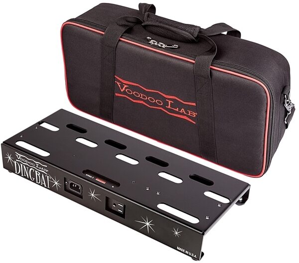 Voodoo Lab Dingbat Small Pedalboard with Bag, With Pedal Power 2 Plus Power Supply, Main