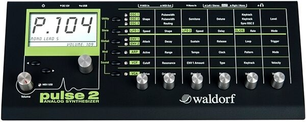 Waldorf Pulse 2 Analog Synthesizer, Main